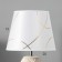 Table lamp with lampshade Risalux "Turin", E14, 40 W, white-gold, 20 × 20 × 33 cm