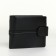 Male purse on the button, black color