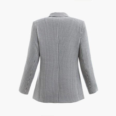 Jacket female double -breasted mist p. 50, black/white-12