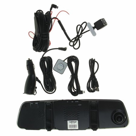 DVR with a radar-detector Artway MD-165, GPS, two FHD cameras, assistance in parking-5