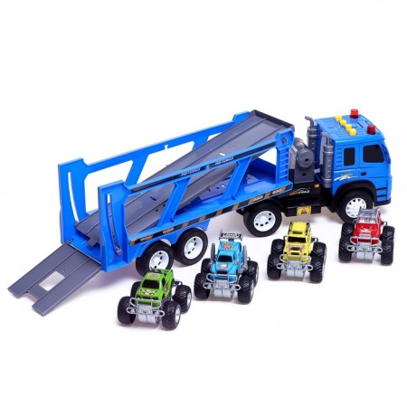 Truck Inertial "Avtovos", with 4 jeeps, lighting effects-3
