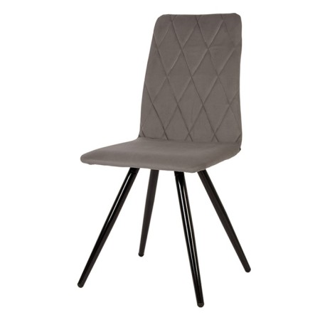 Dining stool Polini Home Rio Sm, color gray-black