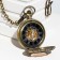 Pocket mechanical watches "Skeleton", D dial-4 cm, 5.5 x 4.5 cm