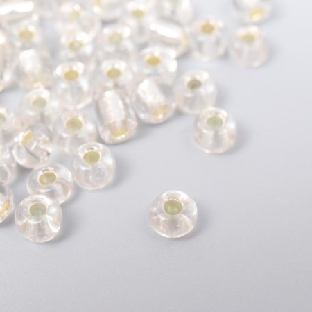 Round 6/0 beads in the bottle "White" transparent-color 20 g-2