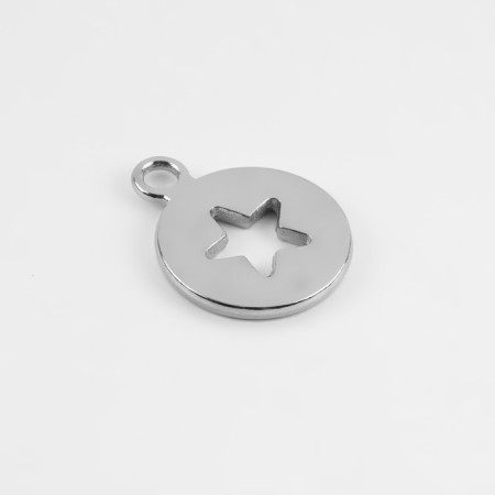 Lightning Poller, metal, 2.4 × 1.8 cm, silver color-2