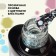 Nail varnish gel, Milk Glitter, 3 phase, 8ml, LED/UV, Transparent color (08)