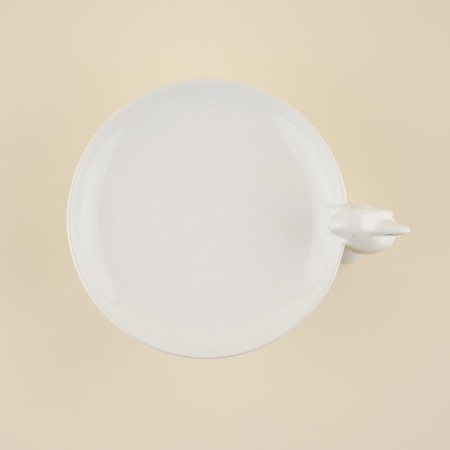 Serving ceramic SL Home "Forest Rabbit", 30.5 × 25 × 15.5 cm, white color-3
