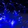 Garland "thread" 10 m dew, ip20, silver thread, 100 LED, glow blue, 12 V