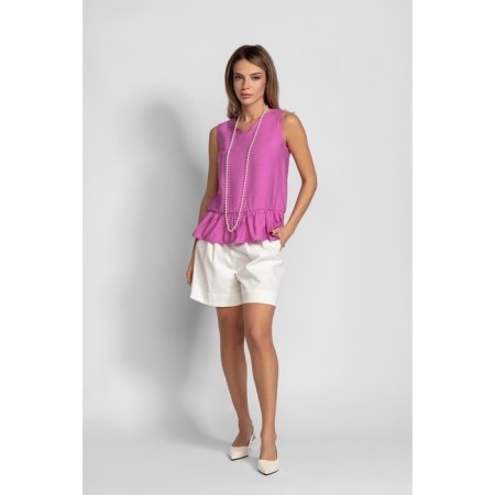 Female blouse, size 50, fuchsia color-2