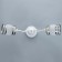 Emma chandelier 2he27 40W white 51x12x25cm Bayerlux