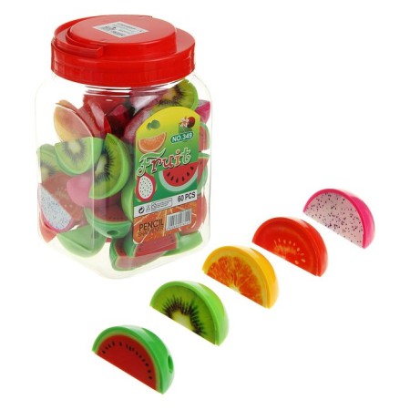 Sharpen with a container "Fruit", mix