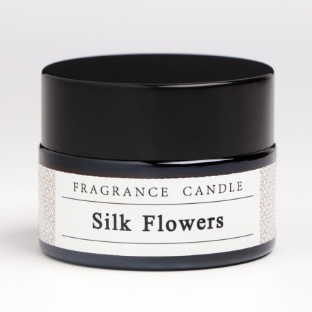 Aromatic candle in the bank "Silk flowers", 12 g-1