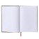Leduced Diary A5, 160 sheets, Attomex. Orion, solid boumvinyl cover with foam rubber, liesse, block 70 g/m2, brown