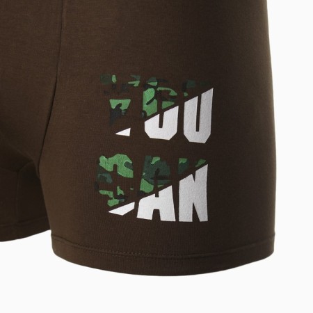Panties men's boxers "You can", dark khaki color, size 50-6