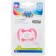 Silicone dummy Canpol Babies Bunny & Company, symmetrical, from 0-6 months, pink color