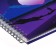 A notebook of 96 sheets in a cage on the crest of Minimalistic, a hard cover, glossy lamination, foil embossing, mix