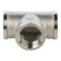 The STOUT SFT -0020-000034, 3/4 ", internal/internal thread, nickelled brass