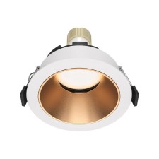 The built-in lamp Technical DL051-U-1WMG, 1x10W, 8.5x8.5x3.7 cm, GU10, white and matte gold
