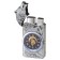 Gas lighter with a clock "Wolf", piezo, flame adjustment, 7.8 x 3.7 x 1.2 cm