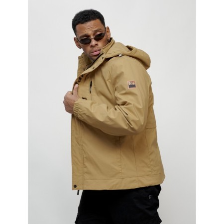 Sports male jacket, size 54, beige color-4