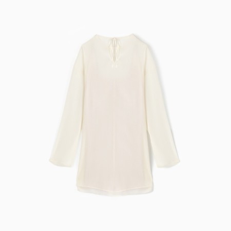 Women's dress with a lining minku: Casual Collection Color White, rr 46-11