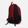 A backpack with a zipper, 2 external pockets, burgundy color