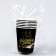 A one -time paper glass “You are the best”, a set of 6 pcs., 250 ml