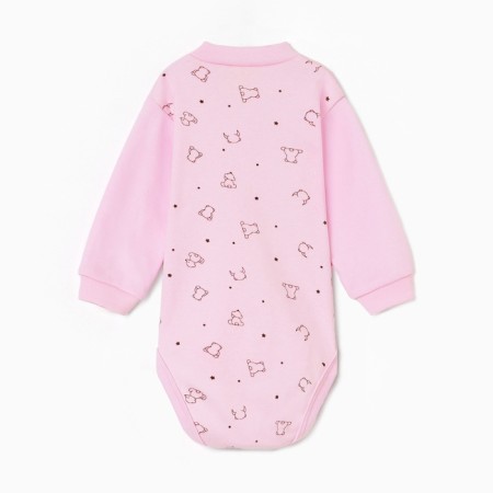Body with a long sleeve, the color is pink bear, height is 56 cm-4