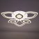 Luer with PDD "Alina" LED 150W 3000-6000W RGB white 60x60x13.5cm BayerLux