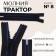 Lightning "Tractor", No. 8, non -proceeding, castle machine, 18 cm, black/blue color