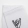 Minaku socks "gesture", white color, size 38-39 (25 cm)