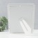 Photo frame plastic 20x25 cm "Frame from hearts" white