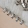 Close for curtains, 32 × 11 mm, 20 pcs, silver color