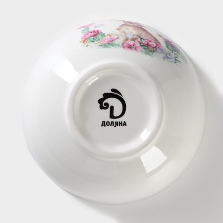 Porcelain shade “Bunny”, 250 ml, D = 11.3 cm-4