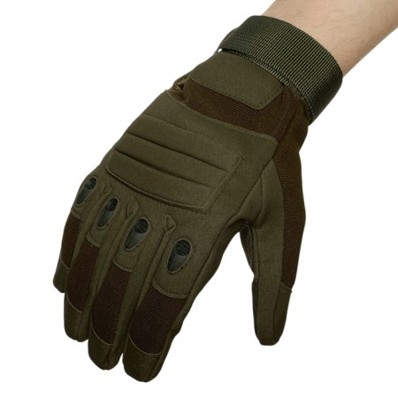 Tactical gloves "Storm Tactic", XL, additional protection, olive-2