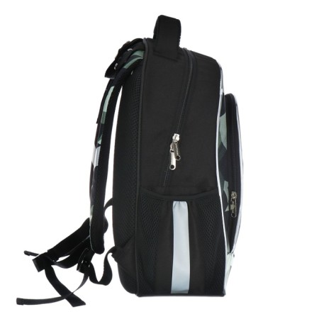 School backpack Erich Krause ergoline 15l, 39 x 28 x 14 cm, ergonomic back, Monster Smile 60099-3