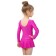 Grace dance gym swimsuit, with a skirt, with a long sleeve, p. 32, lilac color