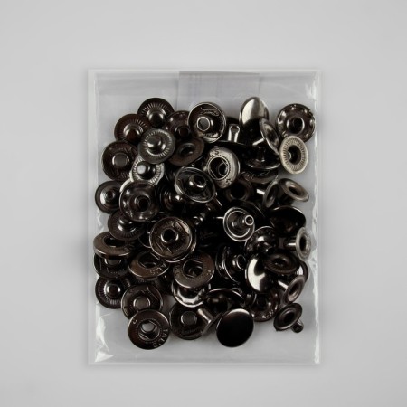 Installation button, alpha (S-shaped), d = 15 mm, black nickel color-3