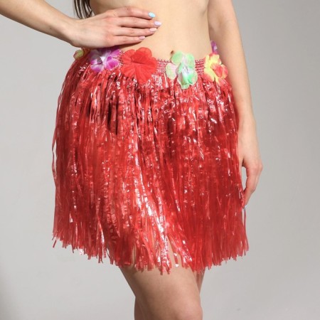 Hawaiian skirt, color 40 cm, mix-3
