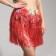 Hawaiian skirt, color 40 cm, mix