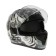 The helmet integral with two visors, size L (59-60), BLD-M67E model, black and gray