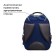 School backpack, 36 x 23 x 13 cm, ergonomic back, calligrata n "transformer", blue