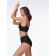 Female top on thin straps in the rubber Mirey Top V-Cutout Spala Stretta, size 44-46, black color