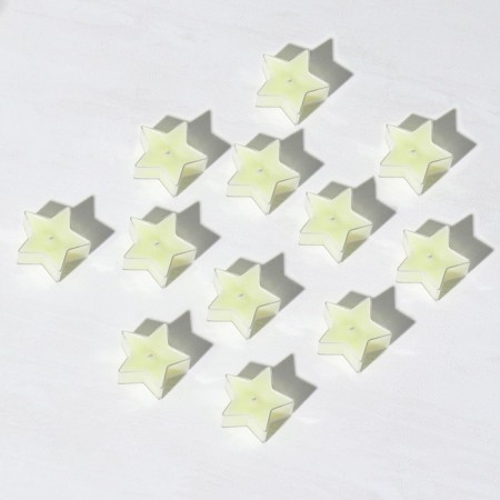 Set of candles in the sleeve "Star", 12 pcs, white-2