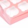 Confectionery folding box for 12 cupcakes 31x 23.5 x 10, pink