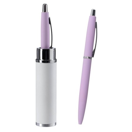 Handle Automatic San Remo 1.0 mm, metal lilac body, blue rod, in a tube
