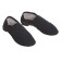 Jazovka fabric, with an elastic band, insole length 23.5 cm, black color