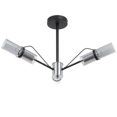 Economic Service chandelier 31101/3 3x40W E14, chrome/black, 66x66x32 cm-1