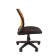 Office chair "Chairman" 699 TW orange, without an armrest