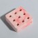 Organizer for stationery concrete "Pink Dream", 8 x 8 x 3 cm